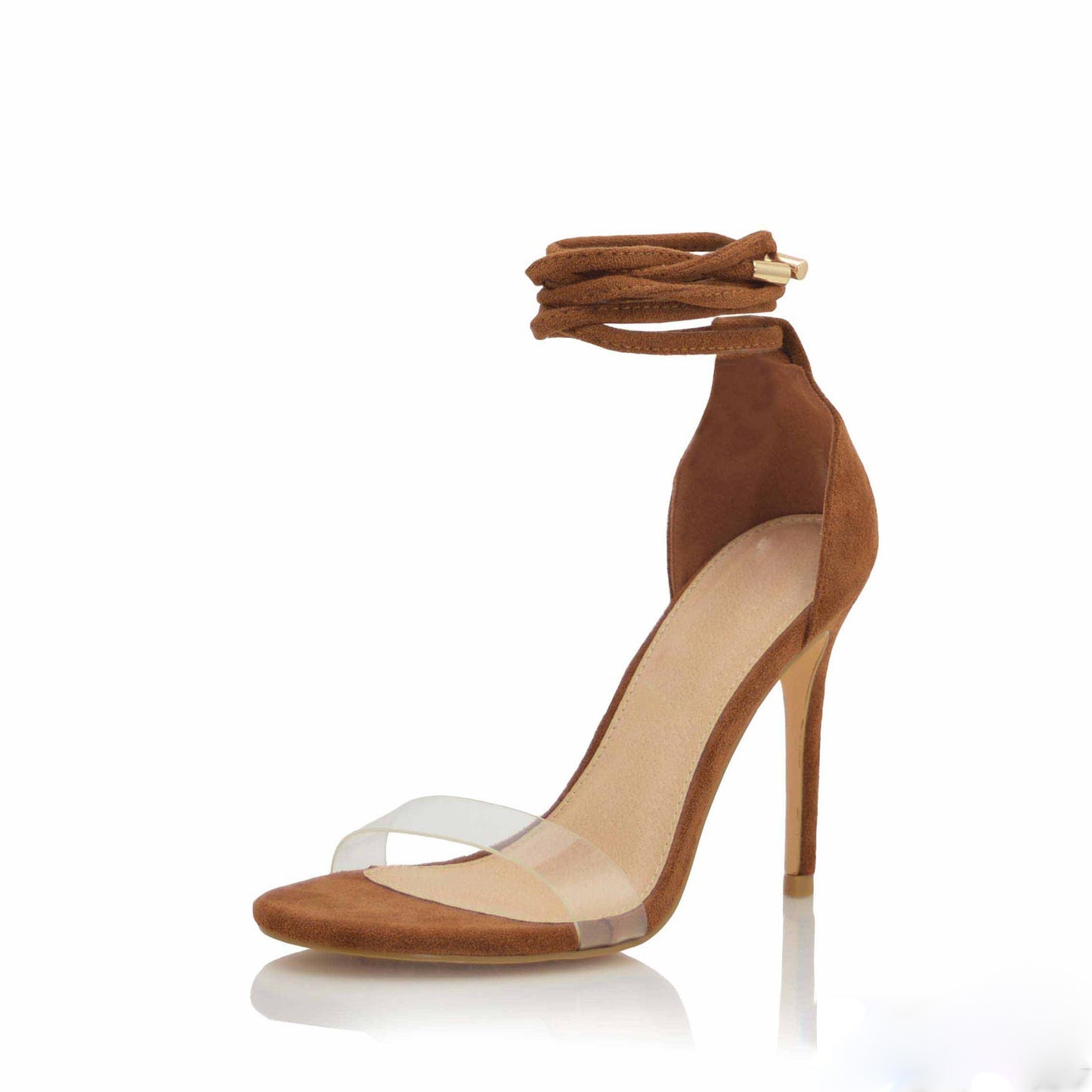 Crystal Heel - Tan