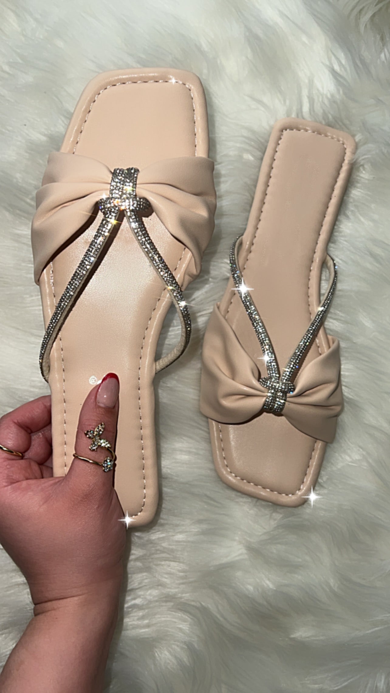 Becky Sandals - Nude