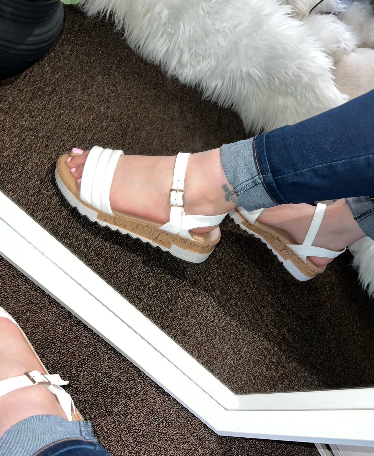 Vanessa Platforms - White