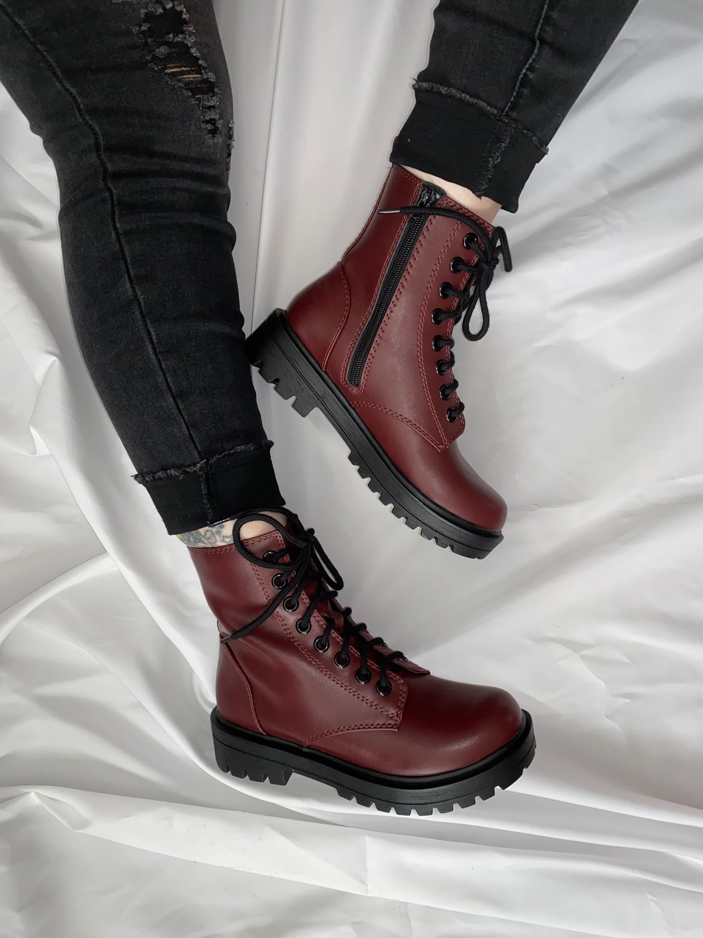 Samantha Boot - Burgundy
