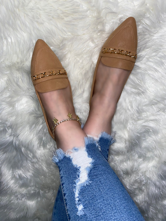 Brianna Flats - Camel