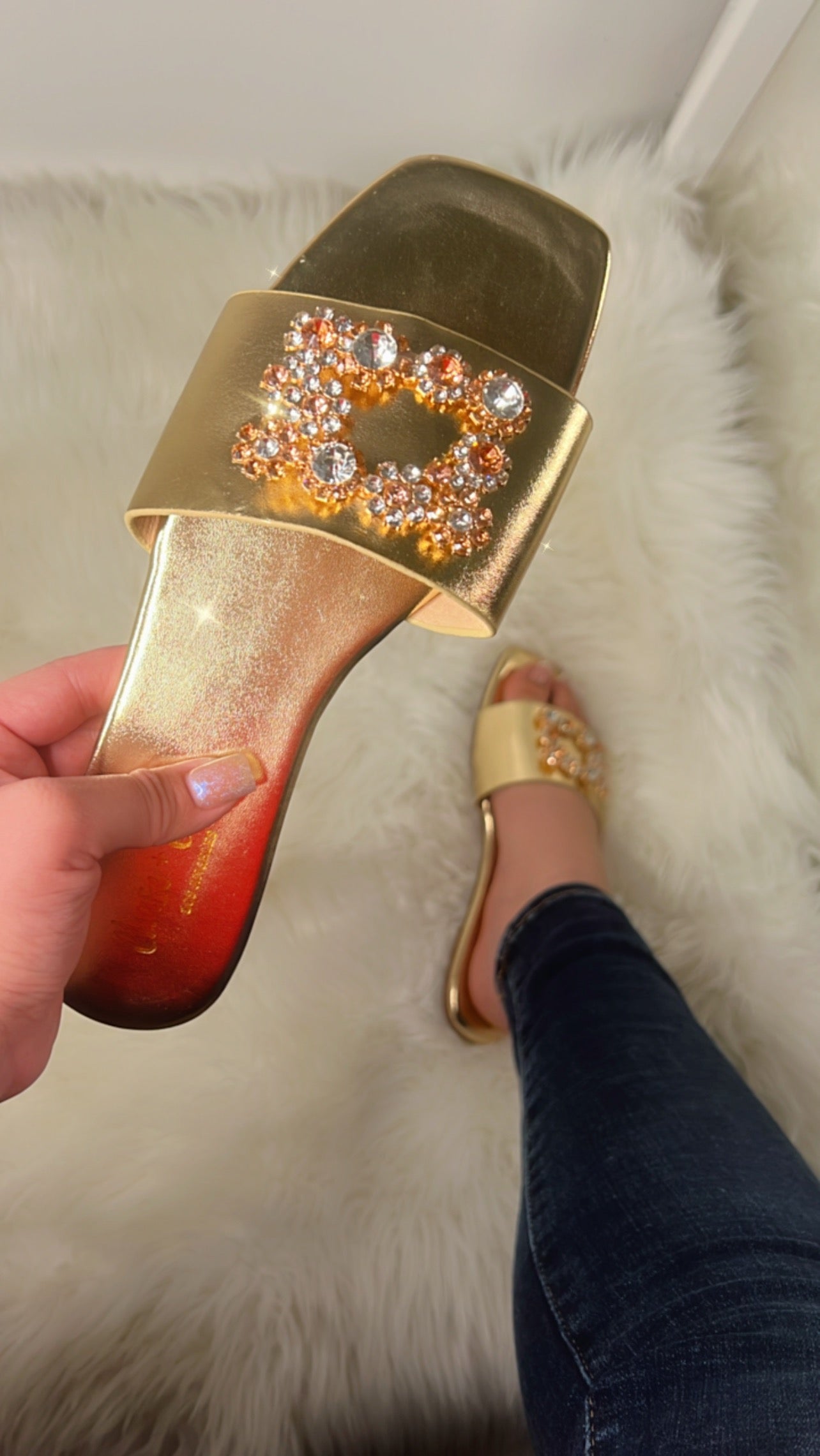 Kimmy Sandals - Gold
