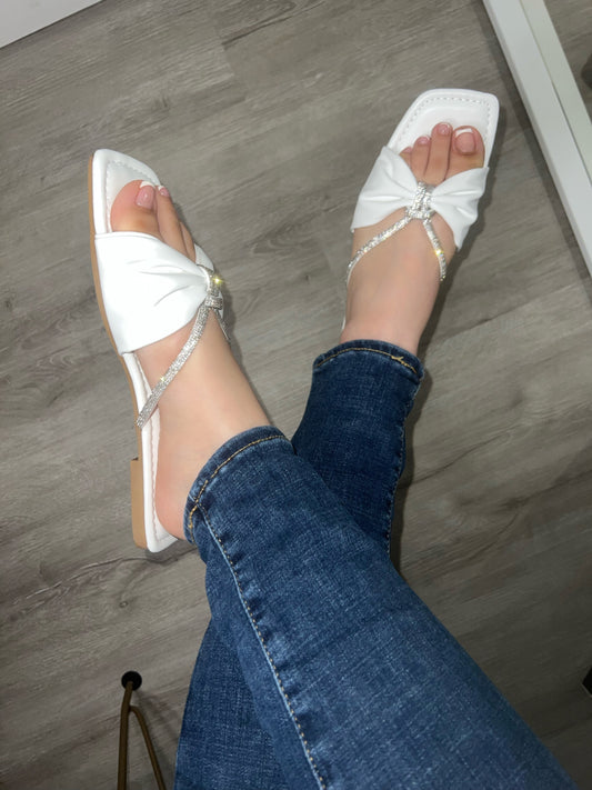 Becky Sandals - White