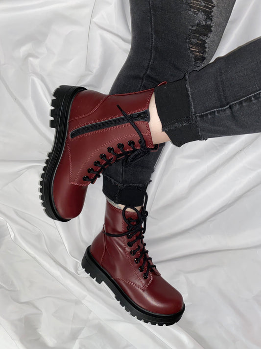 Samantha Boot - Burgundy