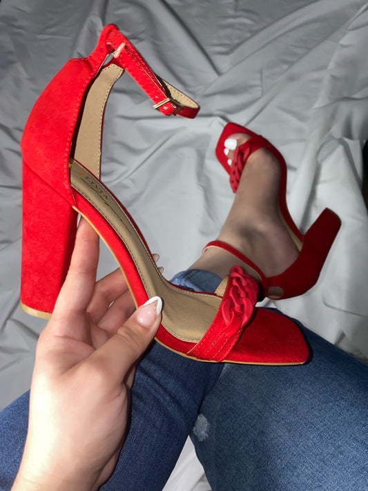 Scarlett Heel - Red