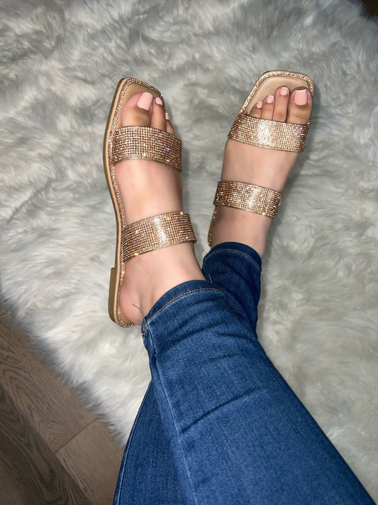 Irene Sandal - Rose Gold