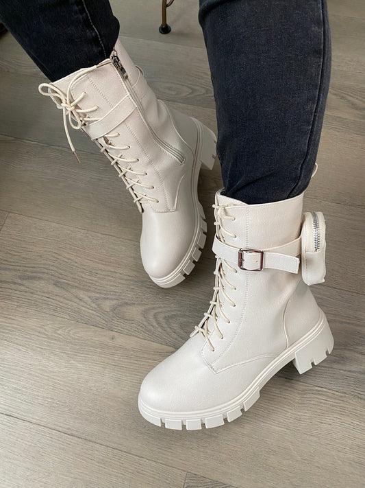 Zelda Boot - Off White